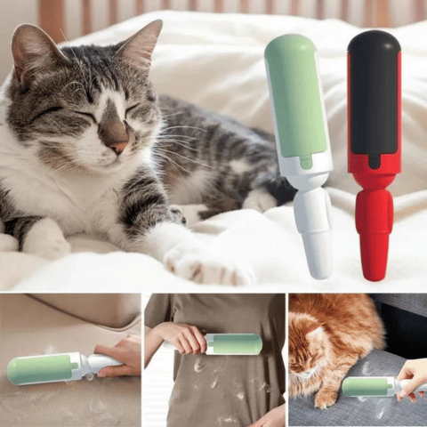 Rouleau Anti-Poils pour Animaux - Gardez Votre Maison Propre et Sans Poils !