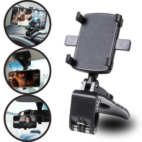 Support Téléphone Auto Universel 360° Rotatif et Rétractable